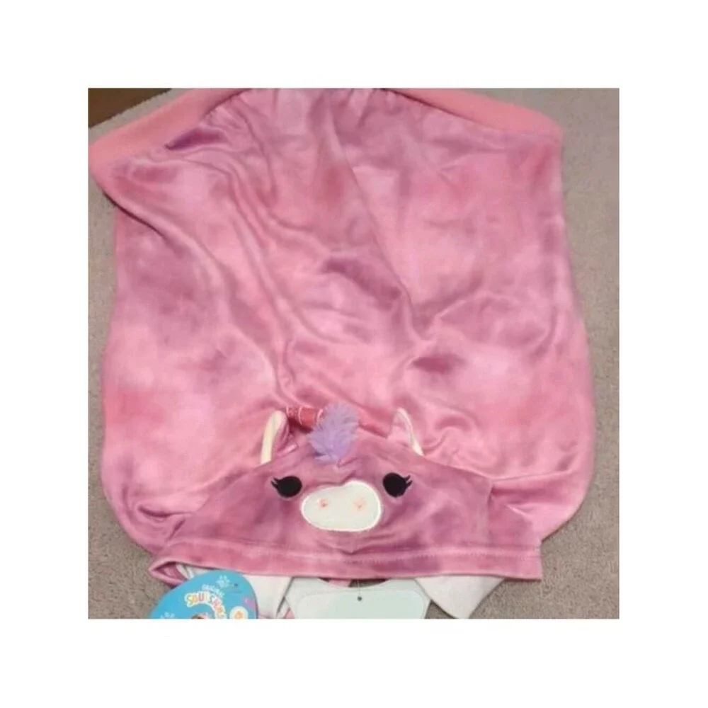 New L squishmallows Lola the unicorn dog hoodie